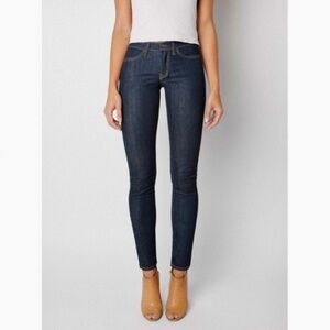 IMOGENE + WILLIE Jane Dark Wash Skinny Ankle Jeans Denim Low Rise Size 27